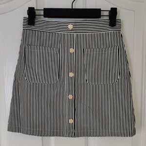 Striped Mini Skirt